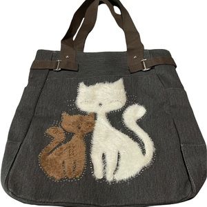 Multifunction Canvas Zipper Handbag NWOT